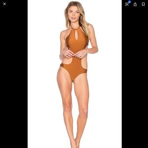 Prey swim one piece bathing suit reversible